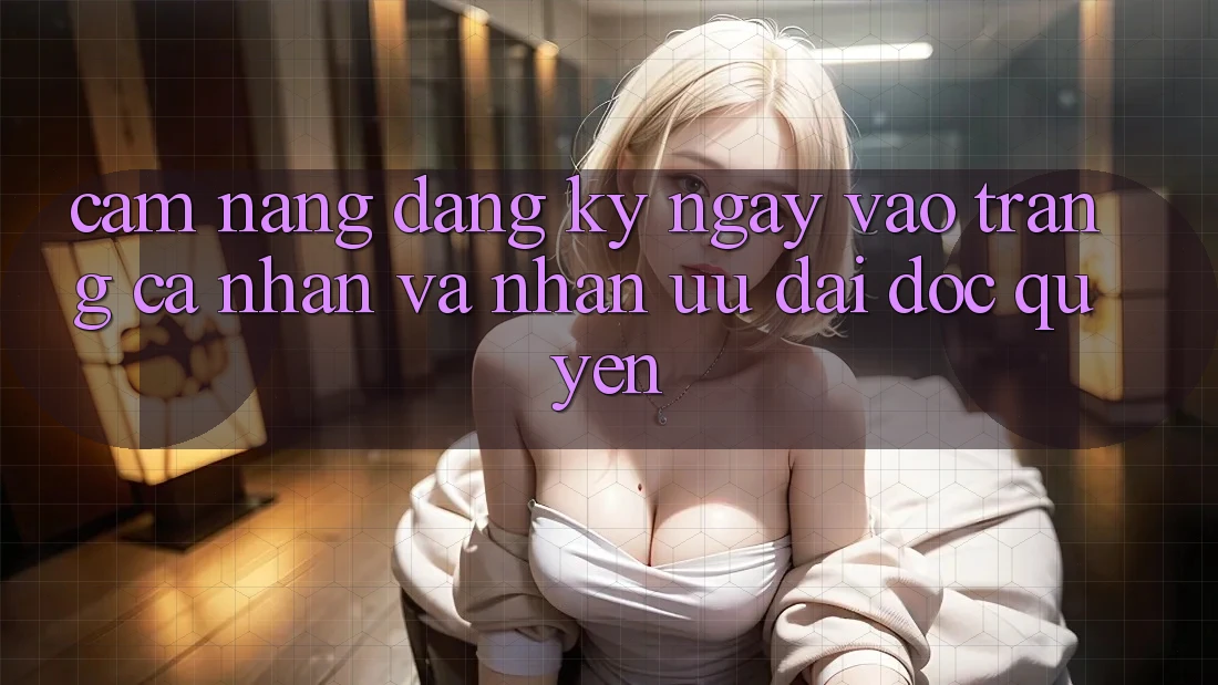 Cẩm Nang Đăng ký ngay, Vào trang cá nhân Và Nhận Ưu đãi Độc Quyền