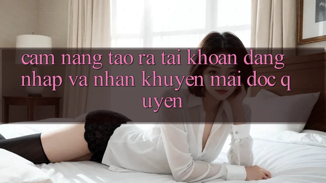 Cẩm Nang Tạo ra tài khoản, Đăng Nhập Và Nhận Khuyến mãi Độc Quyền Cẩm Nang Tạo ra tài khoản, Đăng Nhập Và Nhận Khuyến mãi Độc Quyền