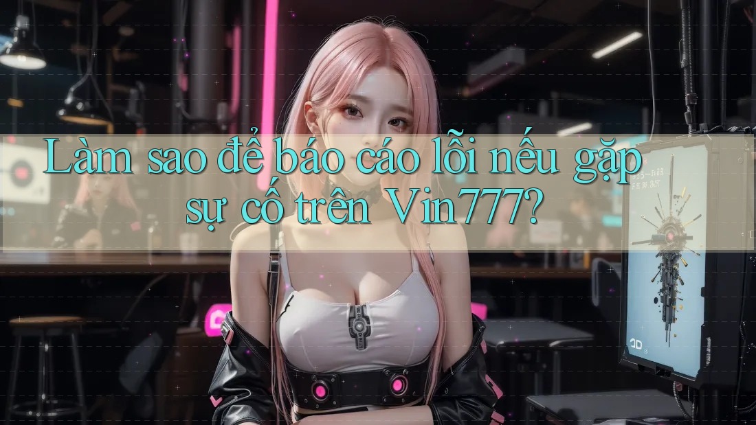 Làm sao để báo cáo lỗi nếu gặp sự cố trên Vin777?