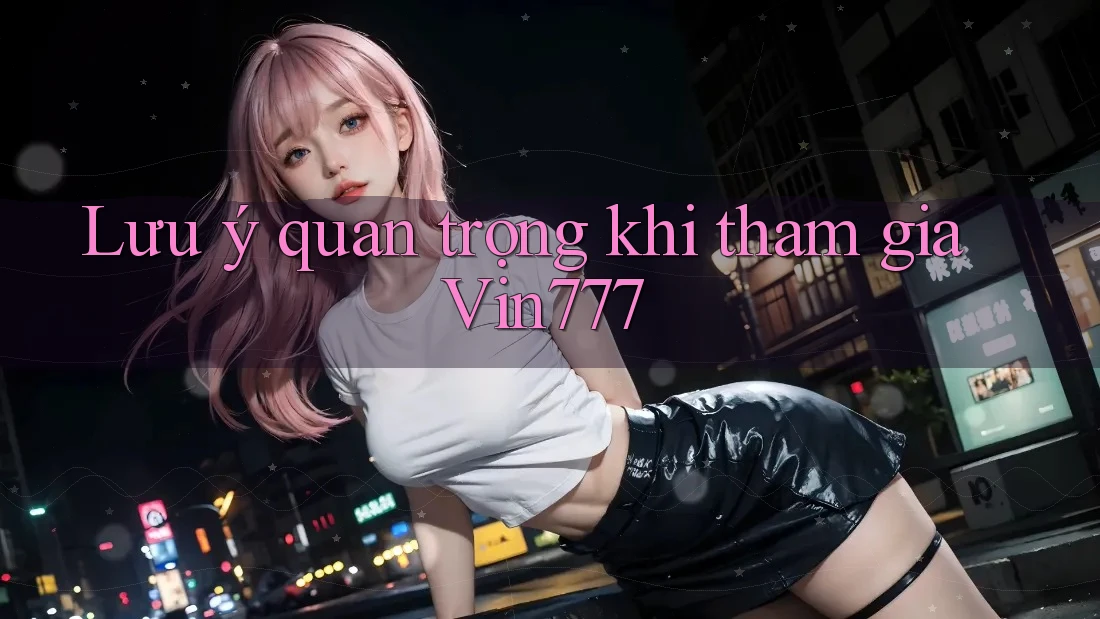Lưu ý quan trọng khi tham gia Vin777