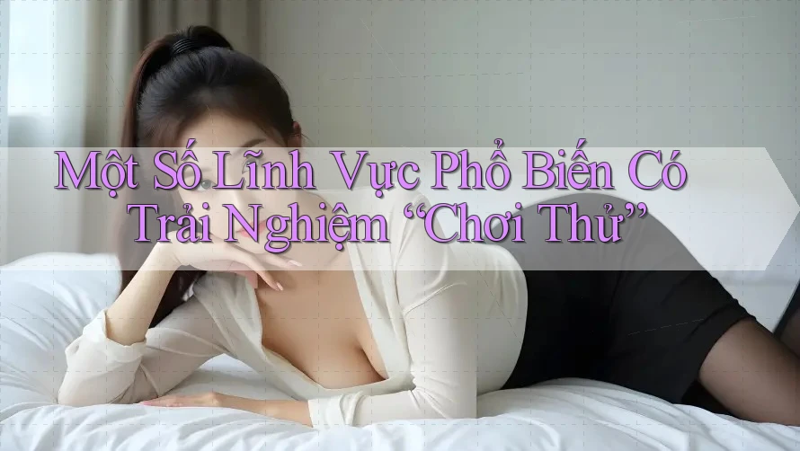 Một Số Lĩnh Vực Phổ Biến Có Trải Nghiệm “Chơi Thử” Một Số Lĩnh Vực Phổ Biến Có Trải Nghiệm “Chơi Thử”