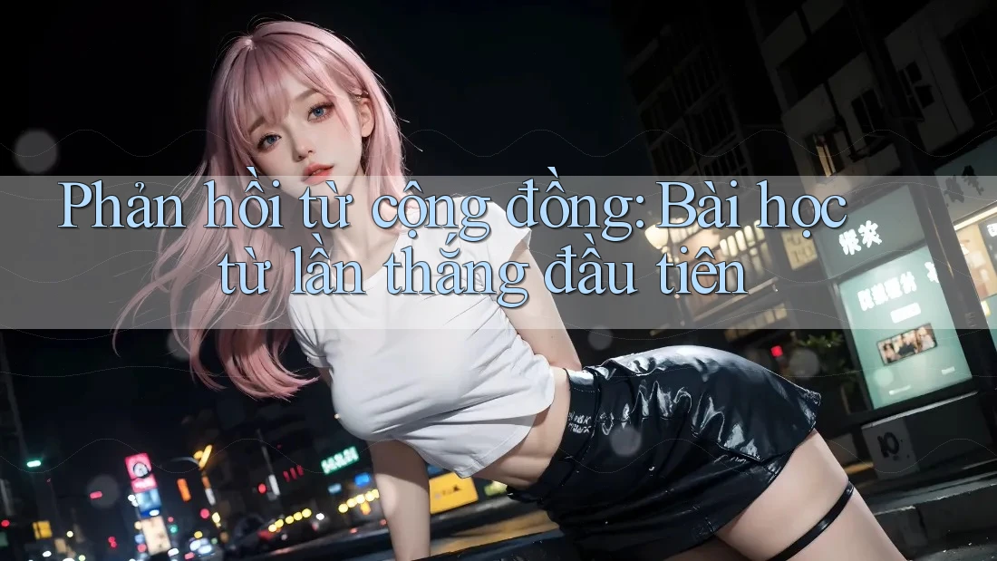 Phản hồi từ cộng đồng: Bài học từ lần thắng đầu tiên