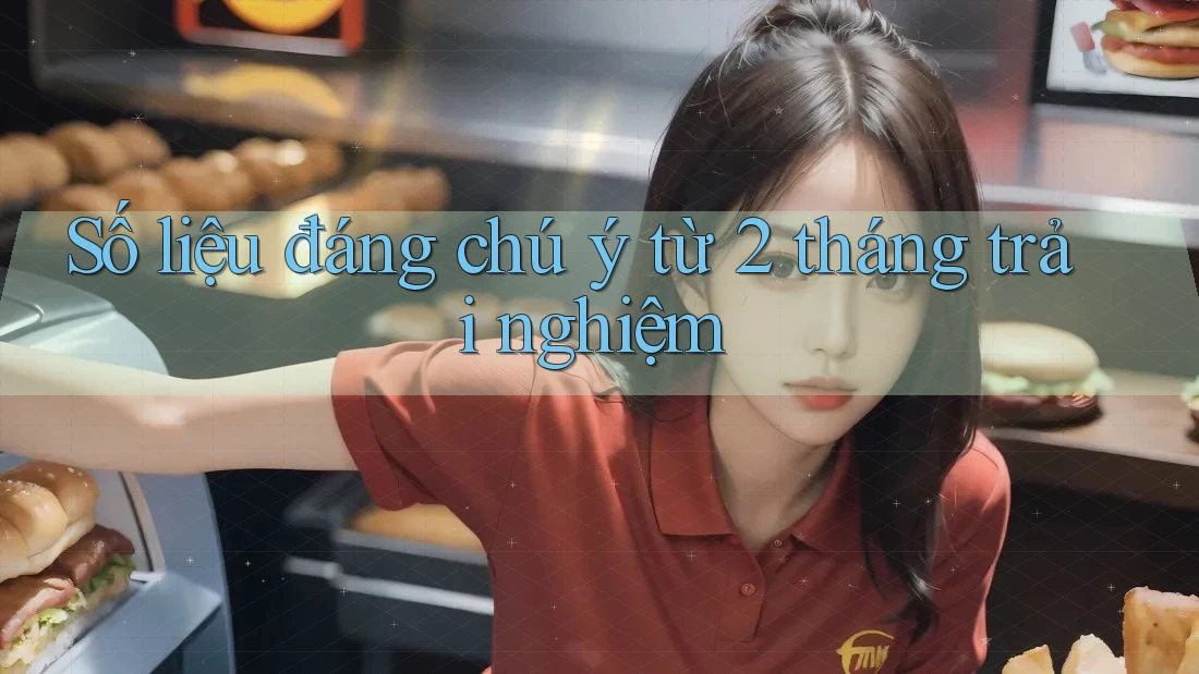 Số liệu đáng chú ý từ 2 tháng trải nghiệm