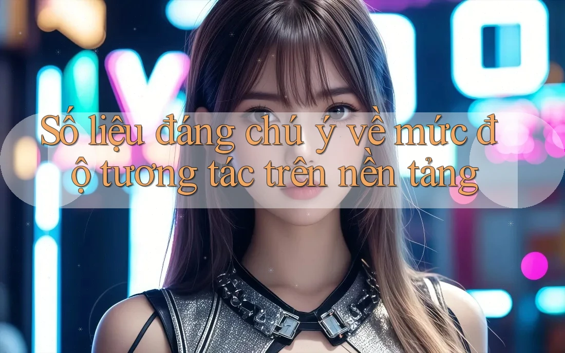 Số liệu đáng chú ý về mức độ tương tác trên nền tảng