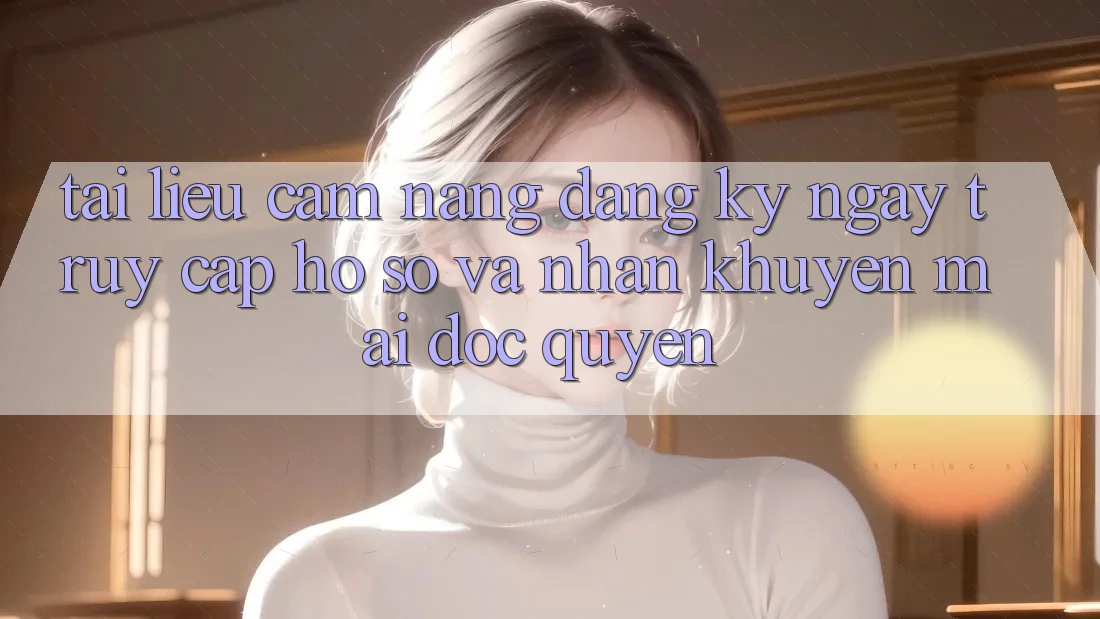 Tài liệu cẩm nang Đăng ký ngay, Truy cập hồ sơ Và Nhận Khuyến Mãi Độc Quyền