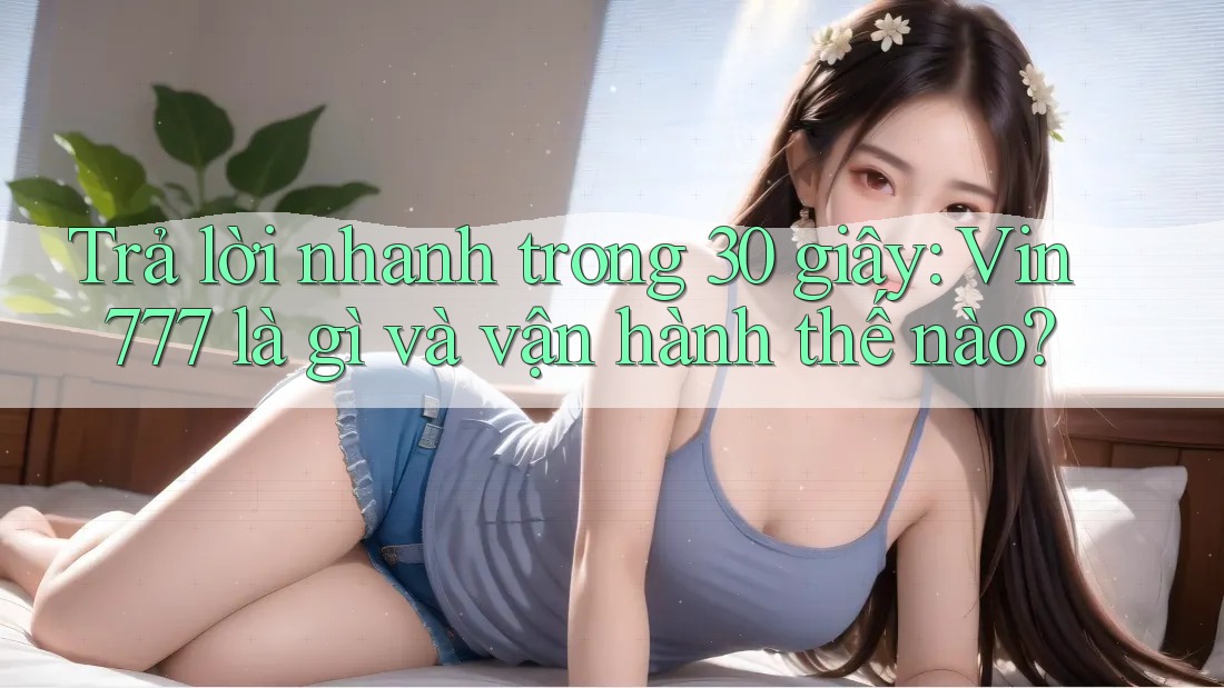 Trả lời nhanh trong 30 giây: Vin777 là gì và vận hành thế nào?