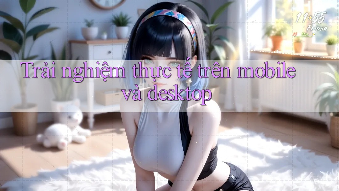 Trải nghiệm thực tế trên mobile và desktop Trải nghiệm thực tế trên mobile và desktop