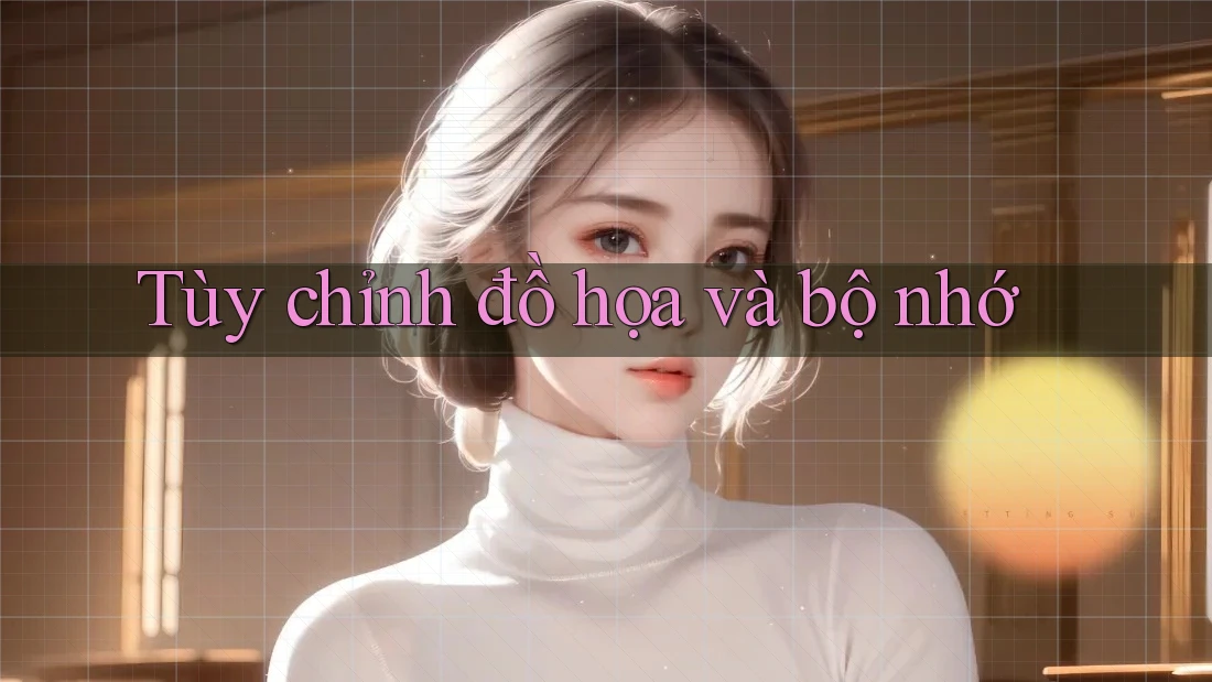 Tùy chỉnh đồ họa và bộ nhớ