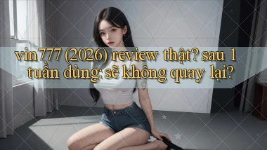 vin777 (2026) review thật sau 1 tuần dùng sẽ không quay lại