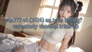 vin777 có (2026) an toàn không case study cho mọi trình độ