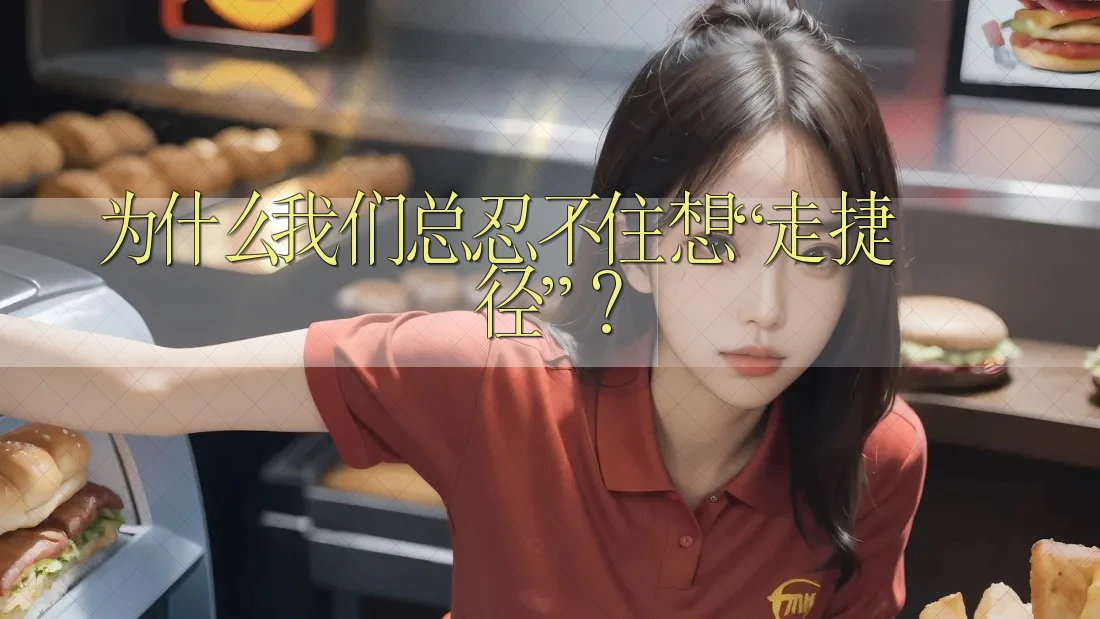 为什么我们总忍不住想“走捷径”？